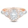 Helzberg Limited Edition 1 1/2 ct. tw. Diamond Engagement Ring in 14K Rose &amp; White Gold