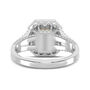 Grace Yellow Lab Grown Diamond Engagement Ring in Platinum &#40;2 ct. tw.&#41;