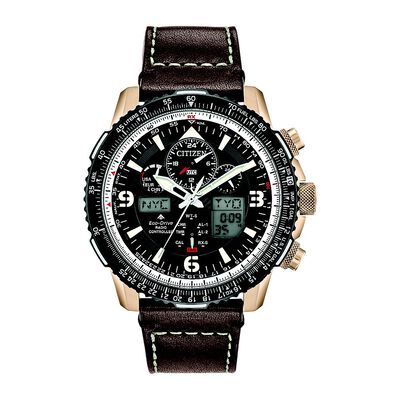Promaster Skyhawk A-T Chronograph Men’s Watch in Rose Gold-Tone Ion-Plated Stainless Steel