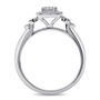 Princess-Cut Diamond Halo Promise Ring in Sterling Silver &#40;1/6 ct. tw.&#41;