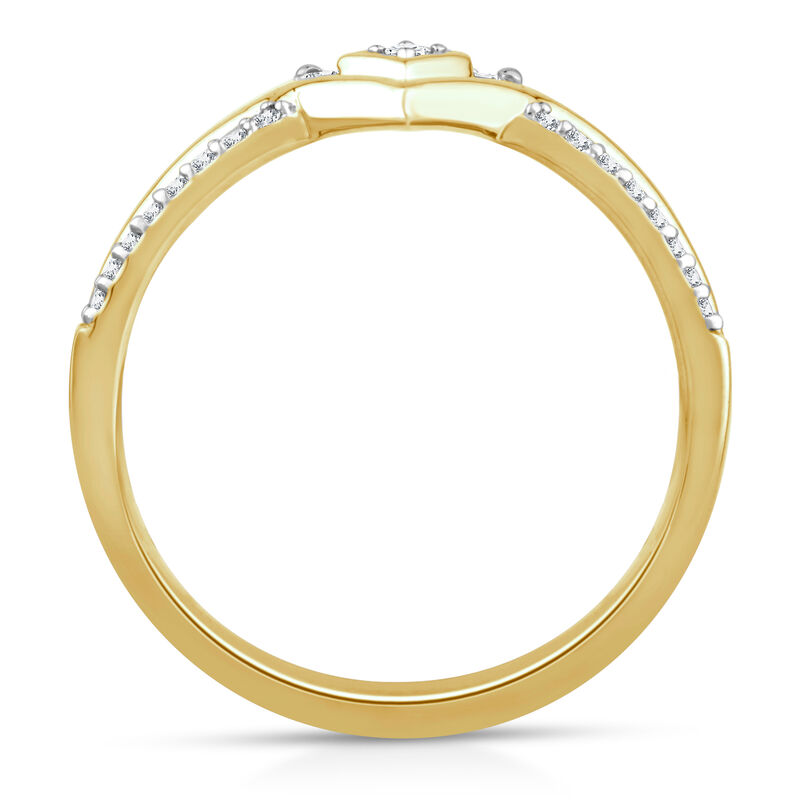 Diamond Ring in 10K Yellow Gold &#40;1/5 ct. tw.&#41;