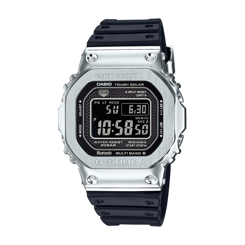 Full Metal 5000 Men&rsquo;s Watch in Black Resin &amp; Stainless Stainless Steel