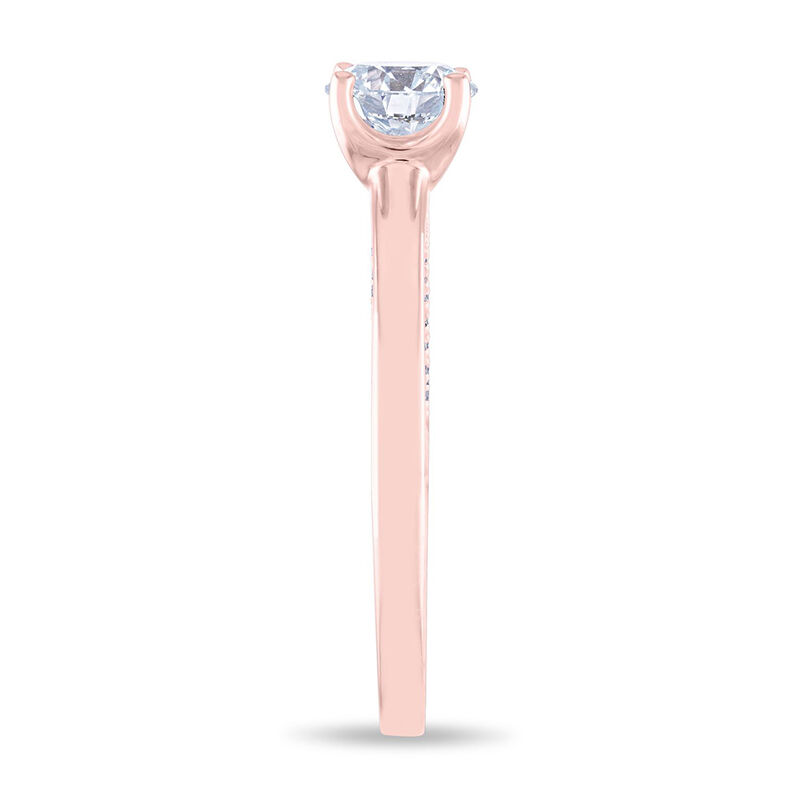 Helzberg Diamond Masterpiece® 3/4 ct. tw. Diamond Ring in 14K Rose 