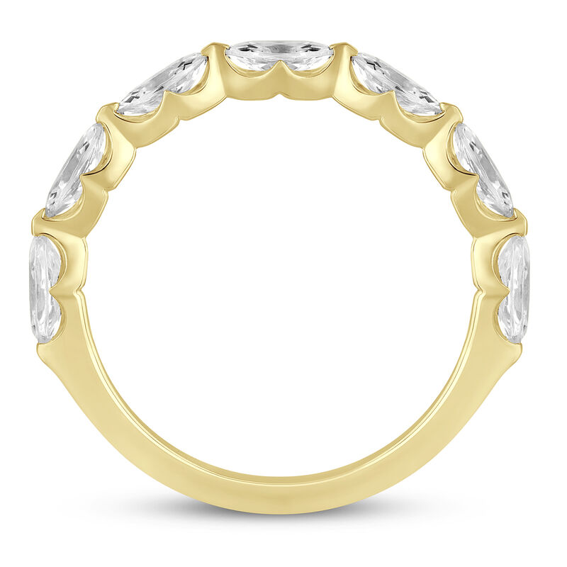 Lab Grown Diamond Marquise-Shaped Shared Prong Anniversary Band in 14K Gold &#40;1 ct. tw.&#41;