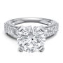 Lab Grown Diamond Semi-Mount Engagement Ring in 14K White Gold &#40;1 ct. tw.&#41;