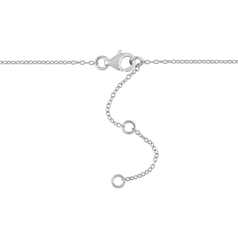 Moissanite Station Necklace in Sterling Silver &#40;2 1/4 ct. tw.&#41;