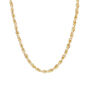 Men&#39;s Glitter Rope Chain in 10K Yellow Gold, 6mm, 30&quot;