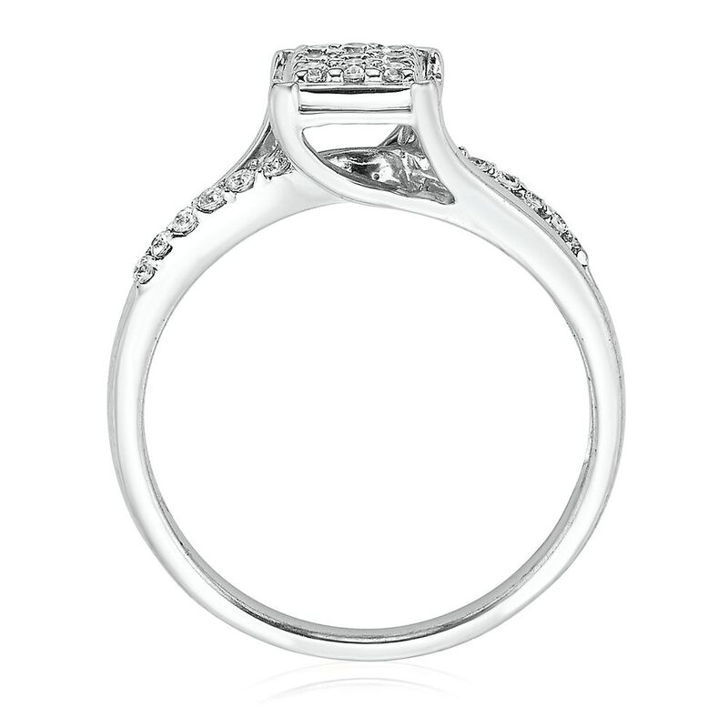 1/4 ct. tw. Diamond Ring in Sterling Silver