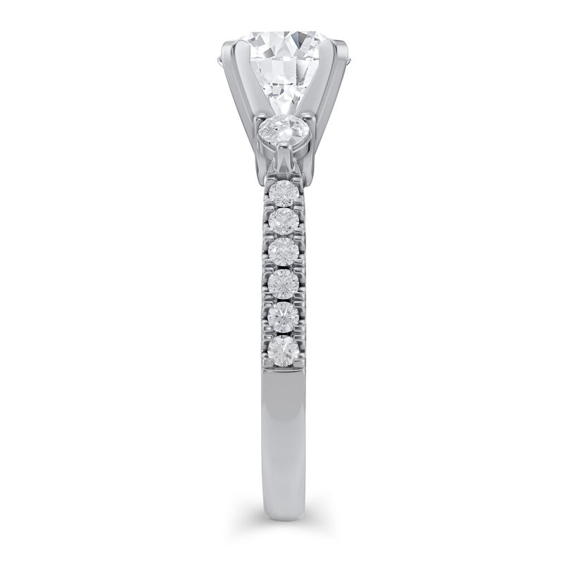Diamond Semi-Mount Engagement Ring in 14K White Gold &#40;1/5 ct. tw.&#41;