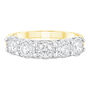 Five-Stone Diamond Wedding Band with Illusion Settings in 10K Gold