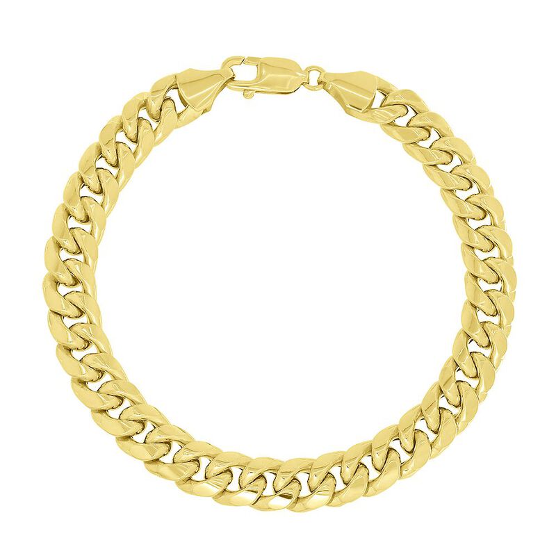 Miami Cuban Curb Link Bracelet in 14K Yellow Gold