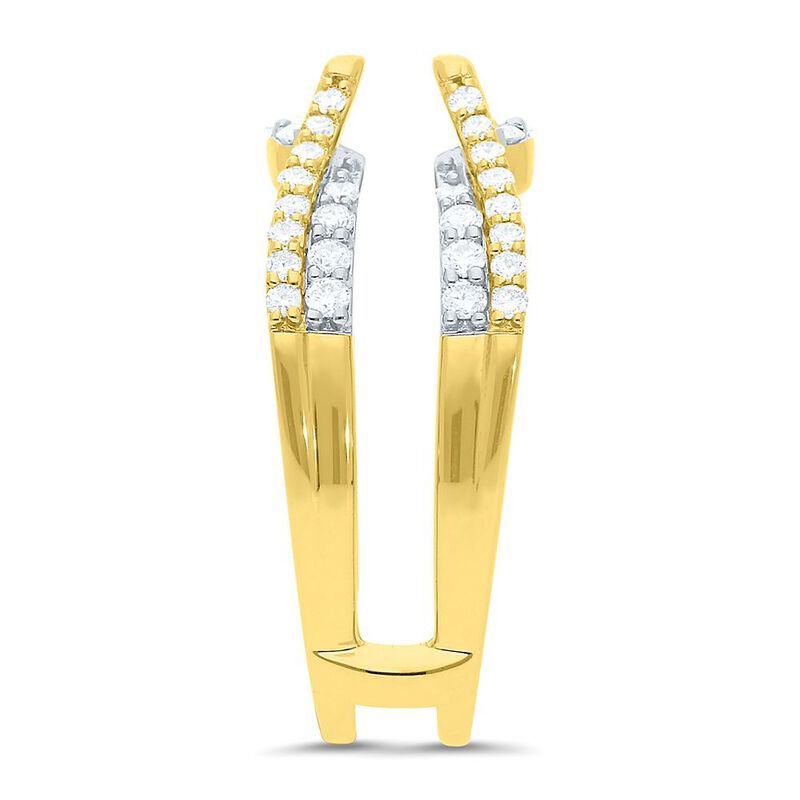1/2 ct. tw. Diamond Ring Enhancer in 10K Yellow Gold Helzberg Diamonds