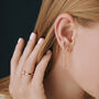 Diamond Bar Paperclip Chain Earrings in Vermeil &#40;1/7 ct. tw.&#41;