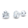 Lab Grown Diamond Martini Stud Earrings in 14K White Gold &#40;2 ct. tw.&#41; 
