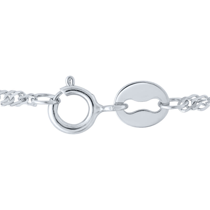14k White Gold Singapore Chain (1.80 mm) main image 0