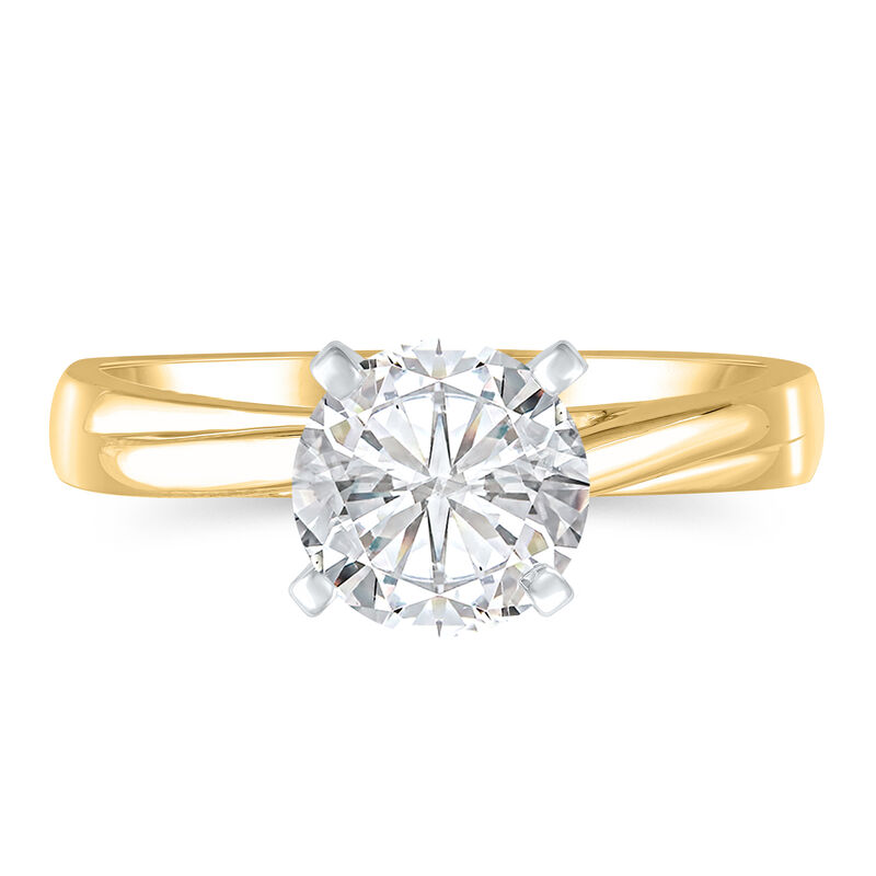 Twist Semi-Mount Engagement Ring in 14K Gold &#40;Setting Only&#41;