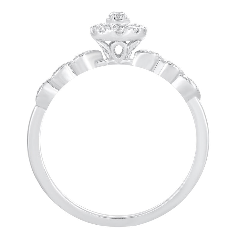 Diamond Promise Ring in 10K White Gold &#40;1/5 ct. tw.&#41;
