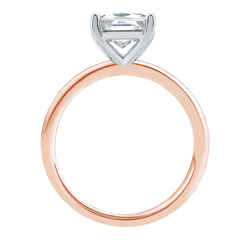 Lab Grown Diamond Radiant-Cut Solitaire Ring