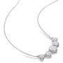 Moissanite Necklace with Five Stones in Sterling Silver &#40;2 1/2 ct. tw.&#41;