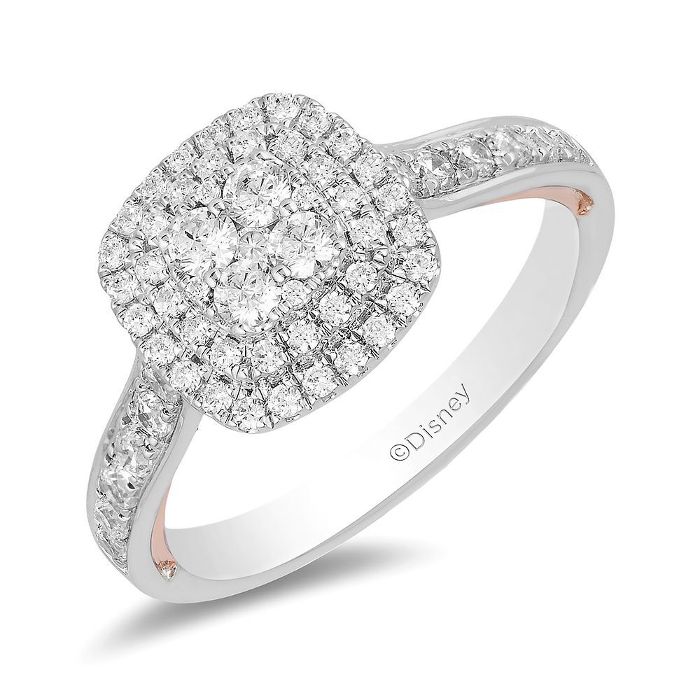 5/8 CT. Diamond Solitaire Engagement Ring in 14K White Gold - Walmart.com