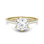Lab-Created Moissanite Engagement Ring in 14K Yellow Gold &#40;1-3/4 ct. tw.&#41;