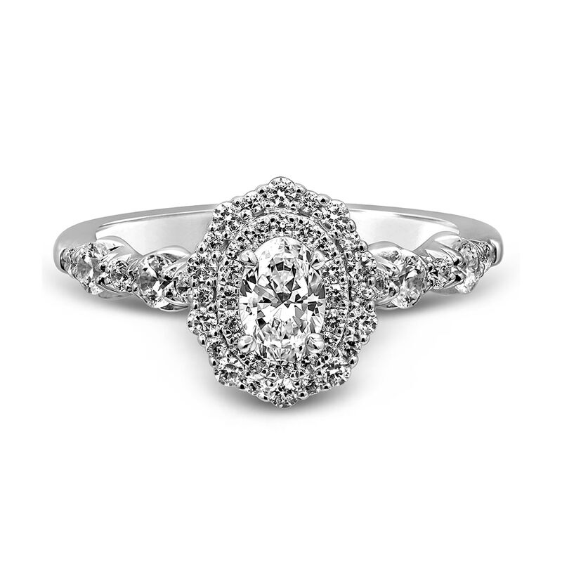 Zac Posen Oval Diamond Engagement Ring (1 ct. tw.)