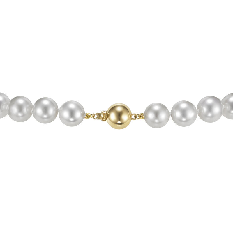 Freshwater Pearl Graduated Strand in 14K Yellow Gold, 18&rdquo;