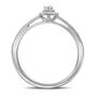 1/10 ct. tw. Diamond Promise Ring in 10K White Gold