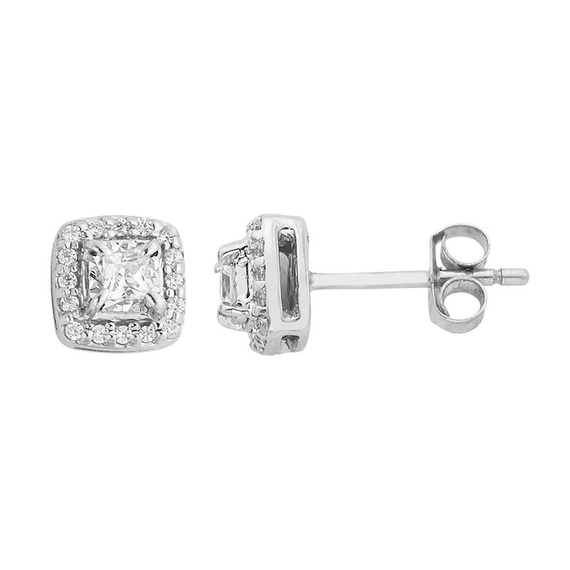 1/4 ct. tw. Diamond Solitaire Stud Earrings in 10K White Gold