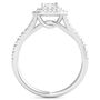 1 1/2 ct. tw. Diamond Emerald-Cut Double Halo Engagement Ring in 14K White Gold