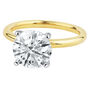 Lab Grown Diamond Solitaire Round Engagement Ring