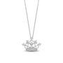 Tiara Pendant with Diamonds in Sterling Silver &#40;1/10 ct. tw.&#41;