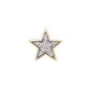 Single Diamond Stud Earring Star in 10K Gold