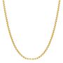 Rounded Box Chain in 14K Yellow Gold, 22&quot;