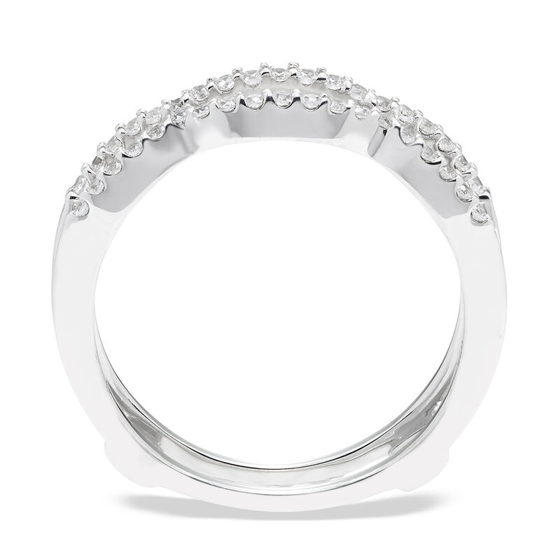 1/4 ct. tw. Diamond Ring Enhancer in 14K White Gold