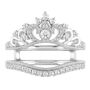 Diamond Crown Ring Insert in 14K White Gold &#40;1/3 ct. tw.&#41;
