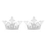 Cruella Diamond Crown Stud Earrings in Sterling Silver &#40;1/10 ct. tw.&#41;