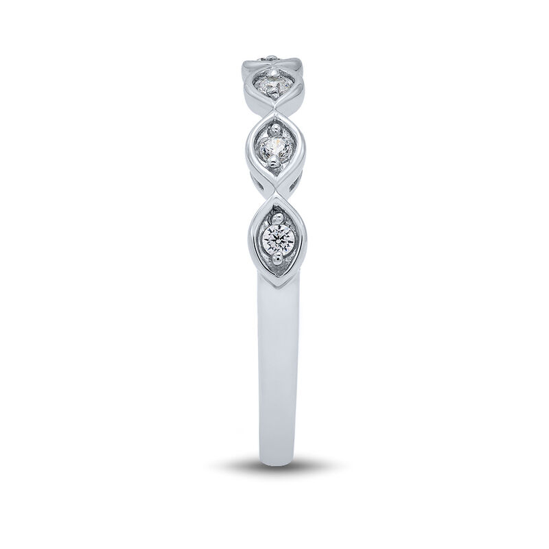 Lab Grown Diamond Marquise-Shaped Ring in 14K White Gold &#40;1/5 ct. tw.&#41;