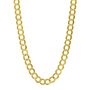 Curb Chain in 14K Yellow Gold, 8.2mm, 24&quot;