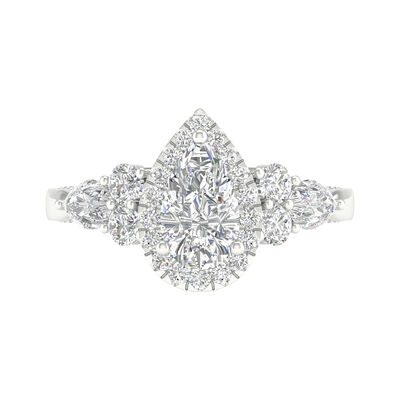 Cora lab grown diamond engagement ring in platinum (2 1/4 ct. tw.)