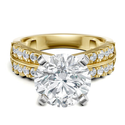 Diamond Semi-Mount Engagement Ring in 14K Yellow Gold (1/2 ct. tw.)