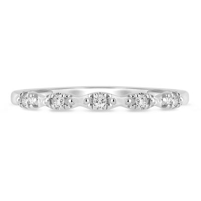 Lab Grown Diamond Accent Faux Marquise Band