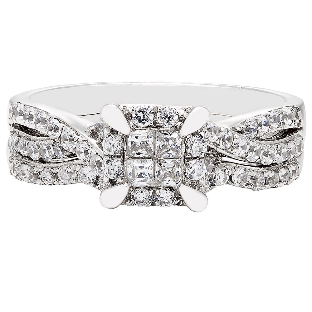 Pear-Shaped Diamond Engagement Ring with Split-Shank Band