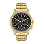 Calendrier Chronograph Diamond Men&#39;s Watch in Gold-Tone Ion-Plated Stainless Steel