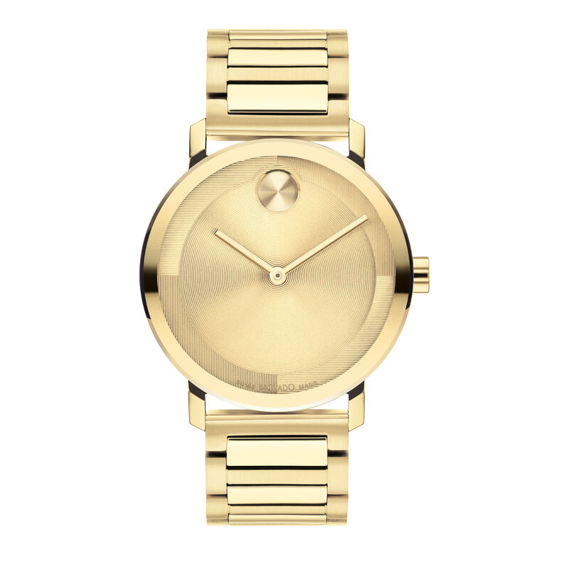 Evolution Men&rsquo;s Dress Watch in Yellow Gold-Tone Ion-Plated Stainless Steel
