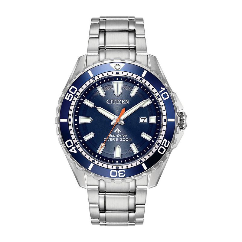 Blue Promaster Diver Men&rsquo;s Watch in Stainless Steel