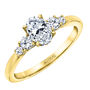 Oval-Shaped Diamond Engagement Ring in 14K Yellow Gold &#40;1 ct. tw.&#41;