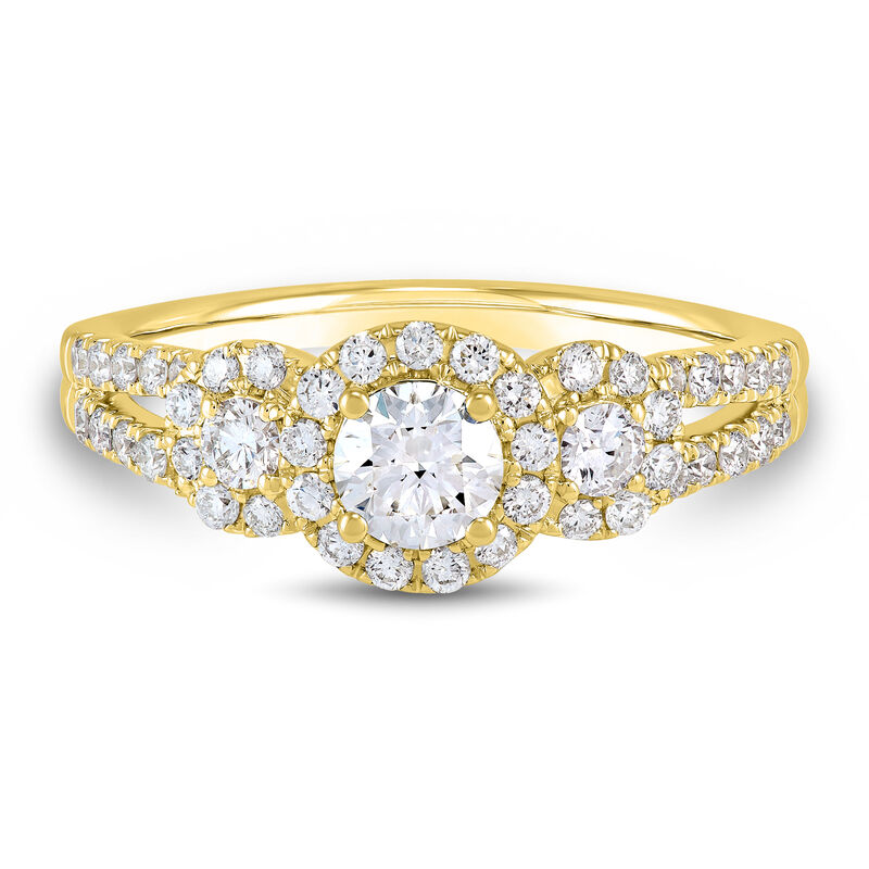 Lab Grown Diamond Engagement Ring in 14K Gold &#40;1 ct. tw.&#41; 