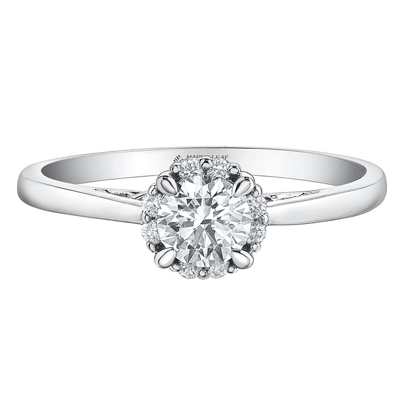 1/2 ct. tw. Diamond Engagement Ring in 18K White Gold