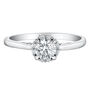 1/2 ct. tw. Diamond Engagement Ring in 18K White Gold
